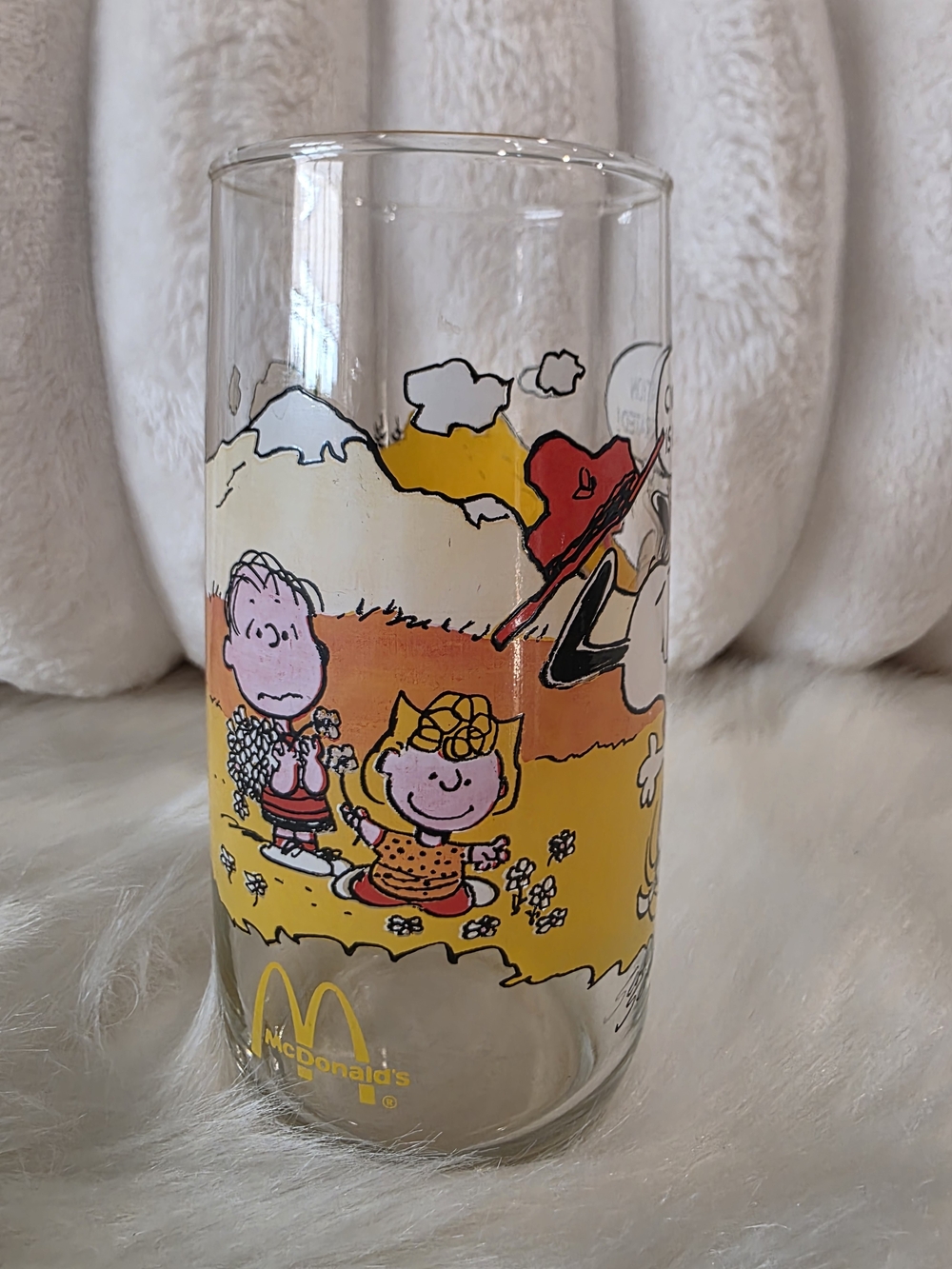 Snoopy Peanuts Tall Glass - McDonalds Vintage - Picture 8 of 11